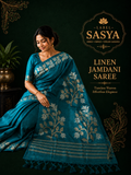 TRADITIONAL LENIN JAMDANI HANDWOVEN SAREE
