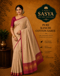 PREMIUM KANCHI TEMPLE BORDER SAREE