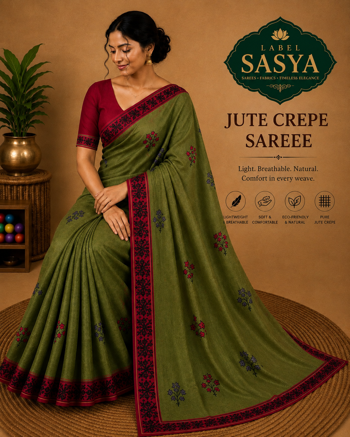 PREMIUM JUTE CREPE