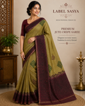 PREMIUM JUTE CREPE SAREE