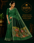PREMIUM PURE MUSLIN JAMDANI MATKA SAREE