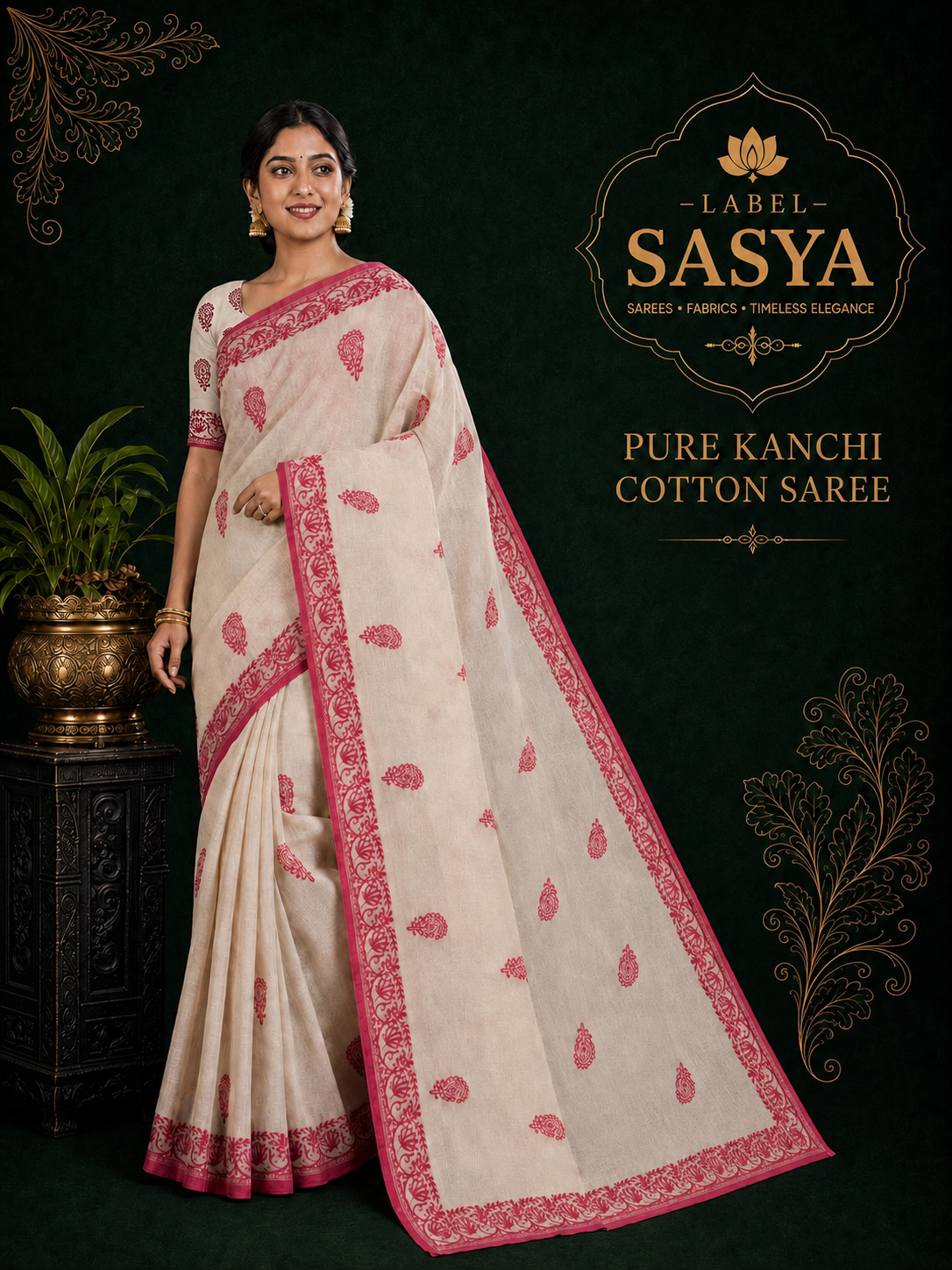 PREMIUM PURE COTTON SAREE