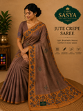 PREMIUM JUTE CREPE SAREE