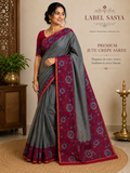 PREMIUM JUTE CREPE SAREE
