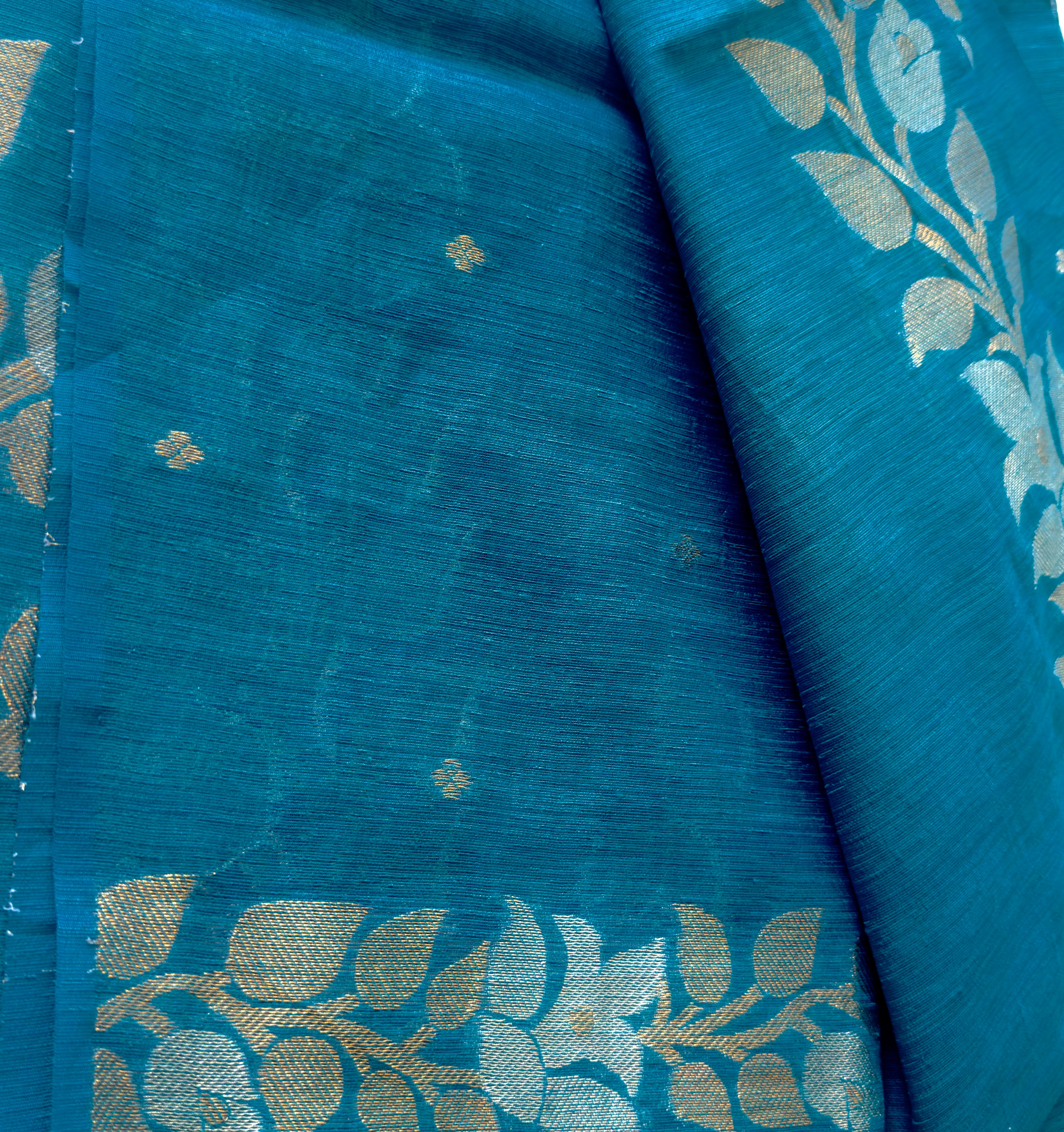 TRADITIONAL LENIN JAMDANI HANDWOVEN SAREE