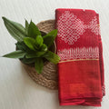 Premium COTTON MUGULU SAREE RED