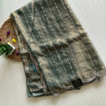 DESIGNER FANCY TISSUE  SKY BLUE SAREE