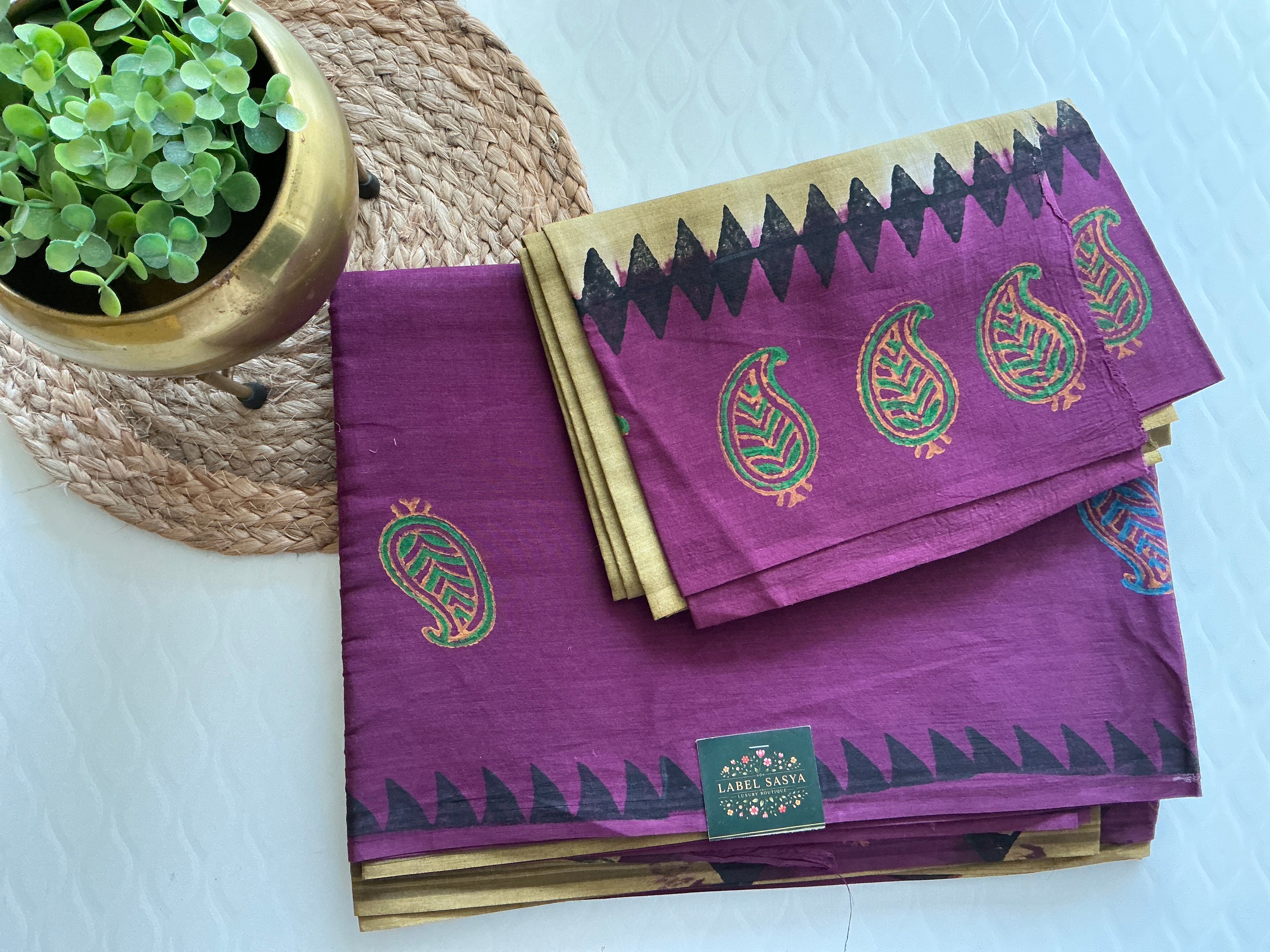 PREMIUM PURE COTTON SAREE