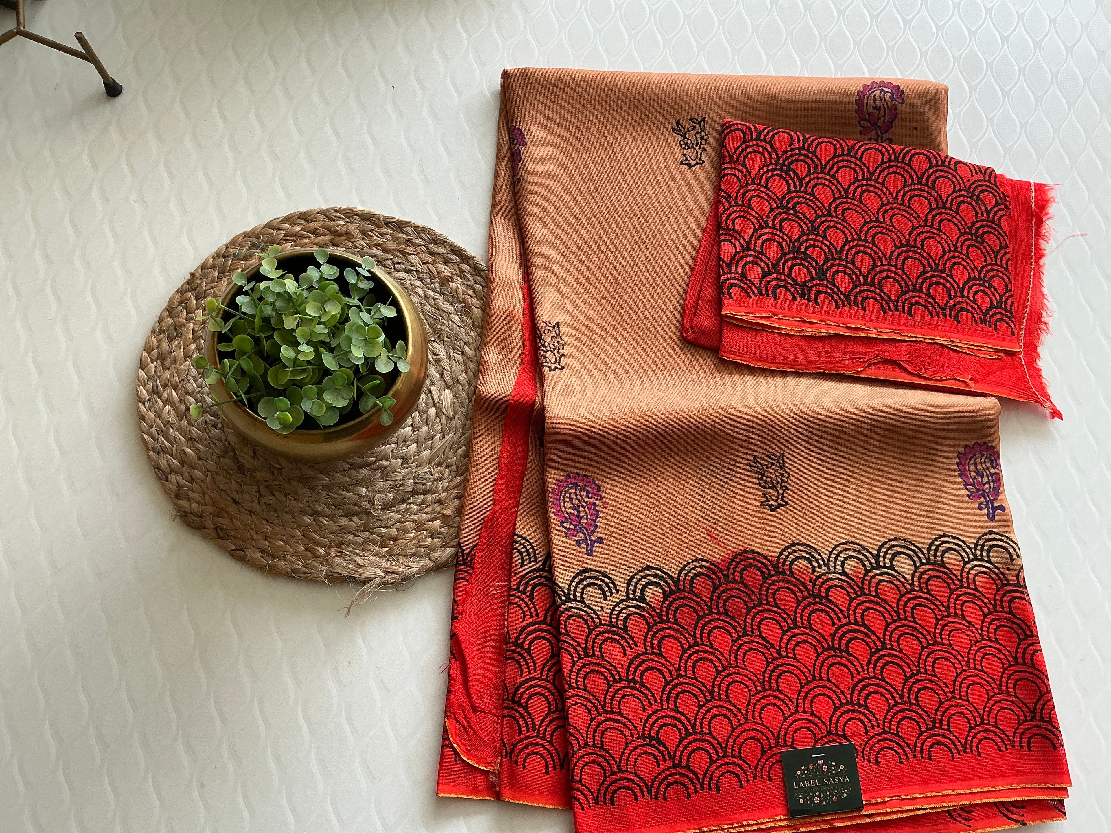 PREMIUM JUTE CREPE SAREE