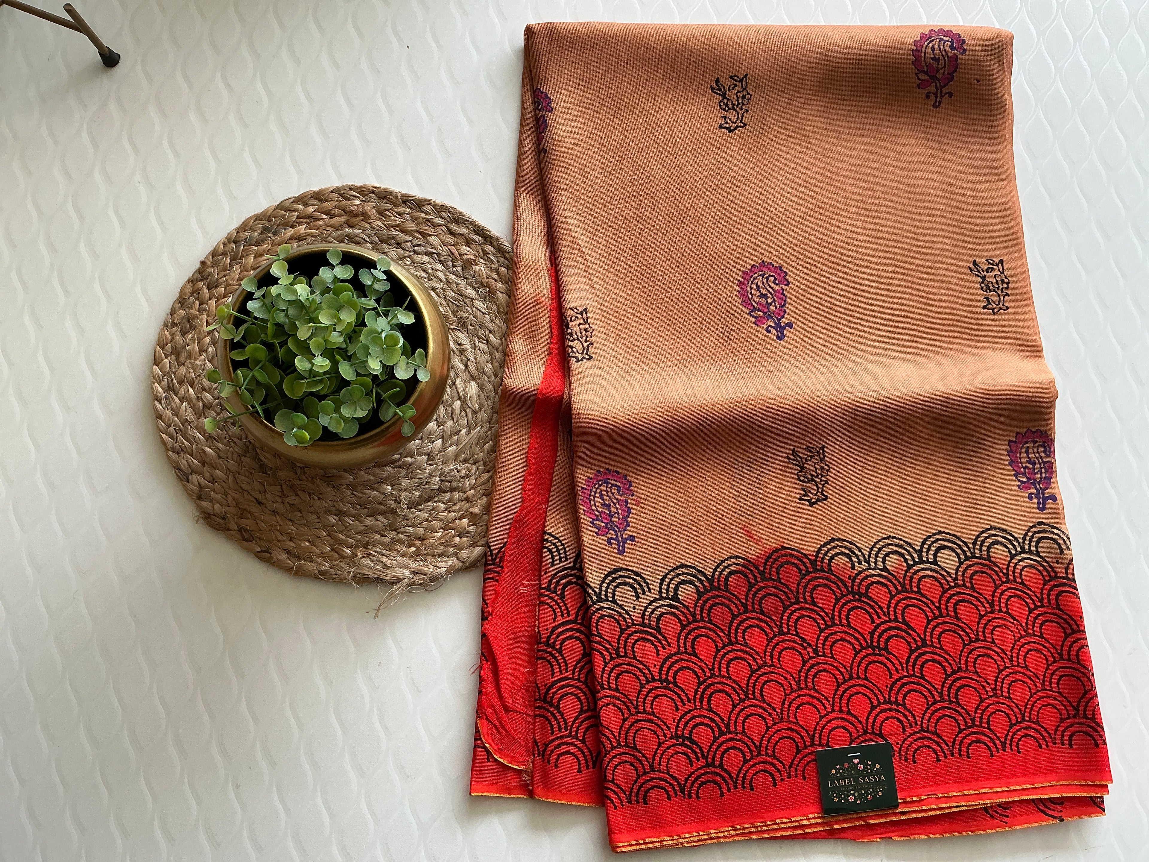 PREMIUM JUTE CREPE SAREE